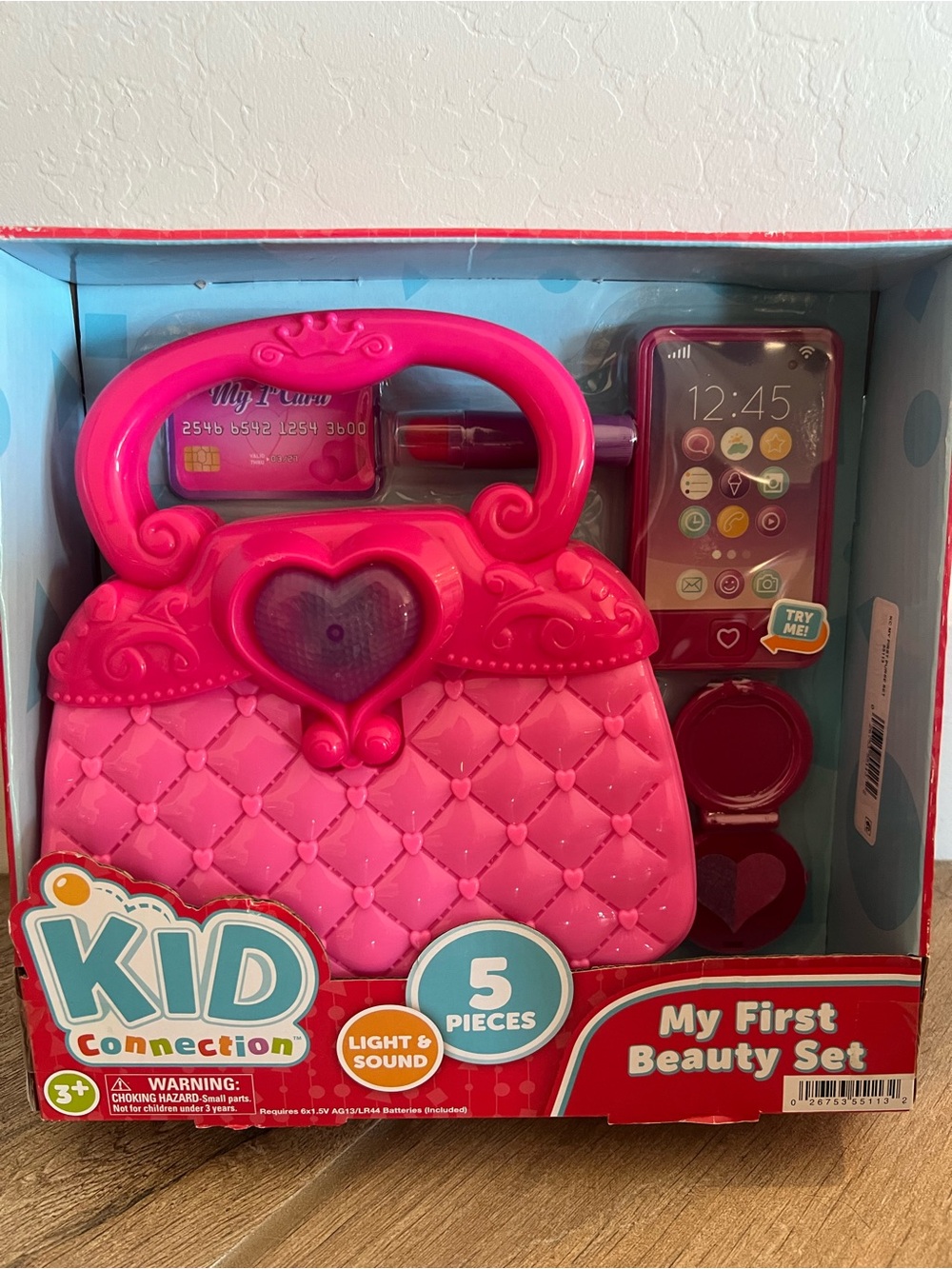 Kid Connection 5-piece play purse set NIB $12